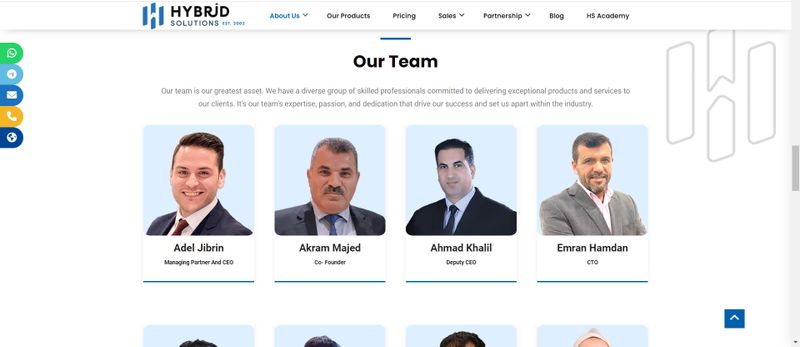 Hybrid Solutions organizational structure