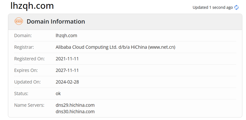 Navigator whois.com Domain Age Data