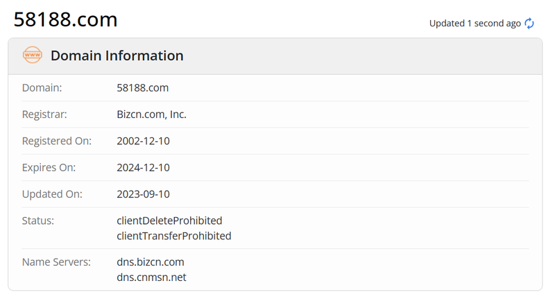 顶尖财经网whois.com域名年限数据