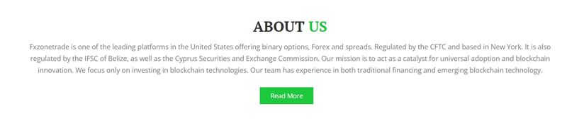 Fxzonetrade的交易产品