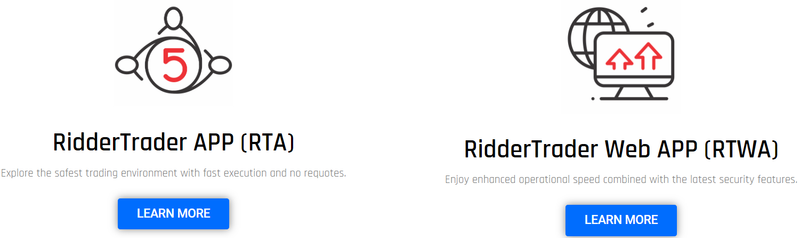 RidderTrade提供的交易平台