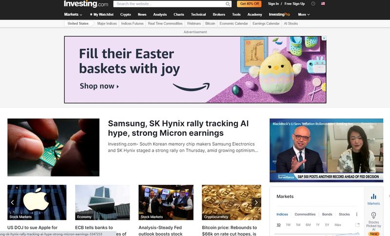 Investing.com official website