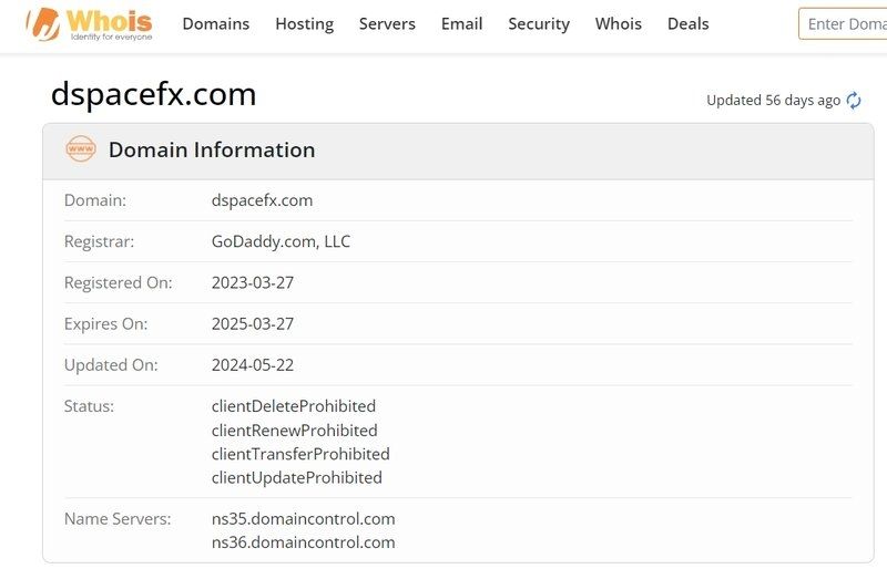 Dspace Capital Limited's whois information