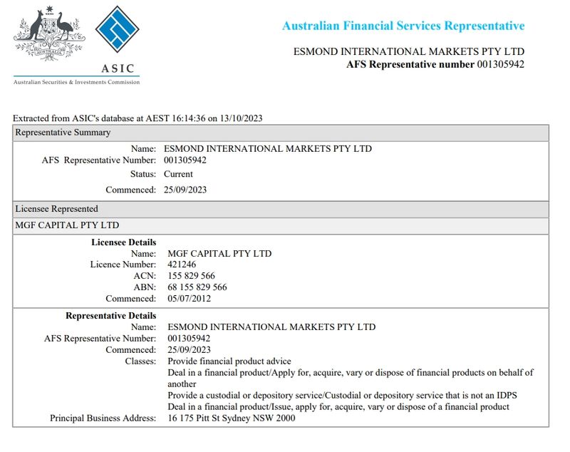 澳大利亚证券和投资委员会(ASIC)