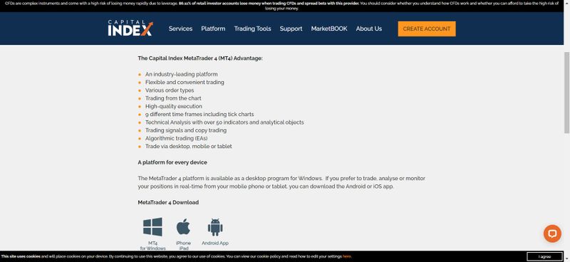 Capital Index的交易软件