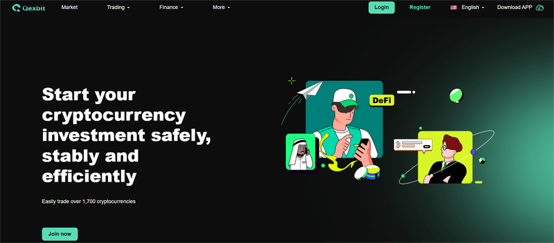 Qexbit Homepage