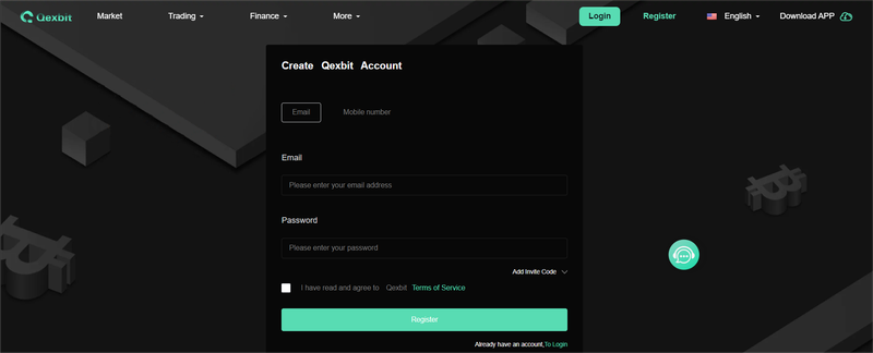 Qexbit registration