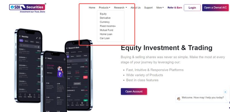 SBI SECURITIES的交易產品