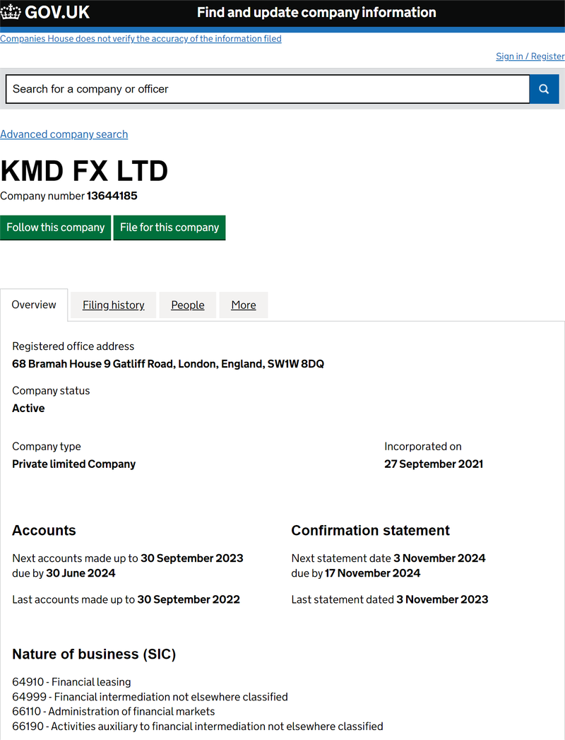 KMDFX