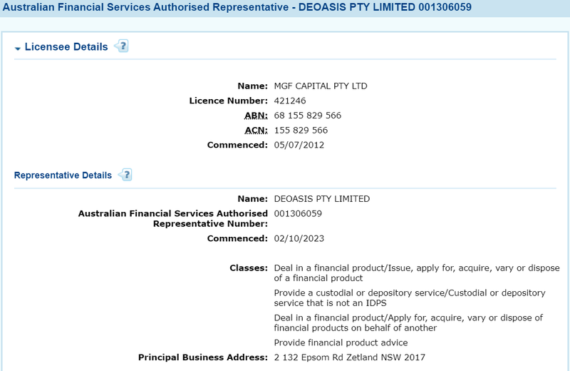 DEOASIS LIMITED