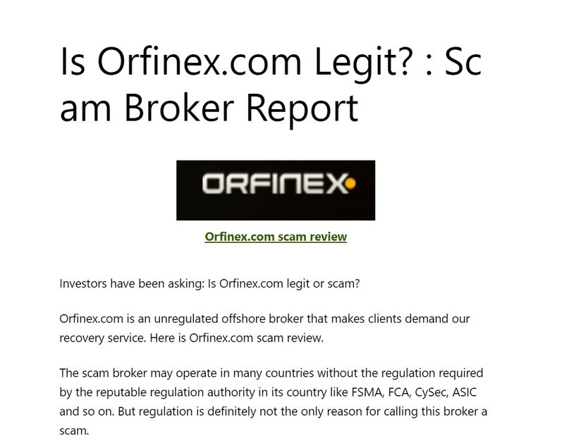 Orfinex的负面舆情-2