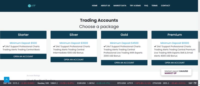 Expertstockpor account types