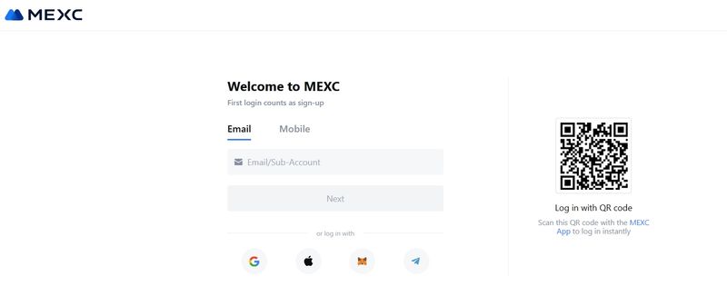 MEXC注册