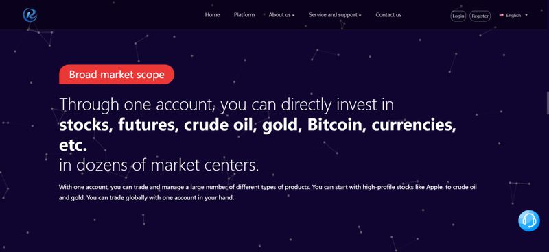 Các sản phẩm giao dịch của RH Trade