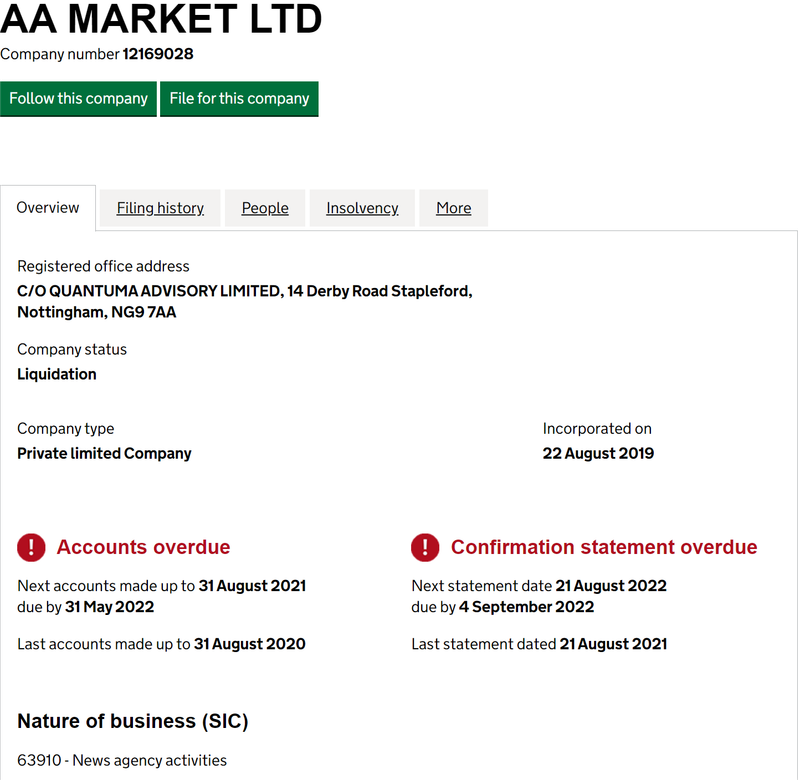 AAmarketltd