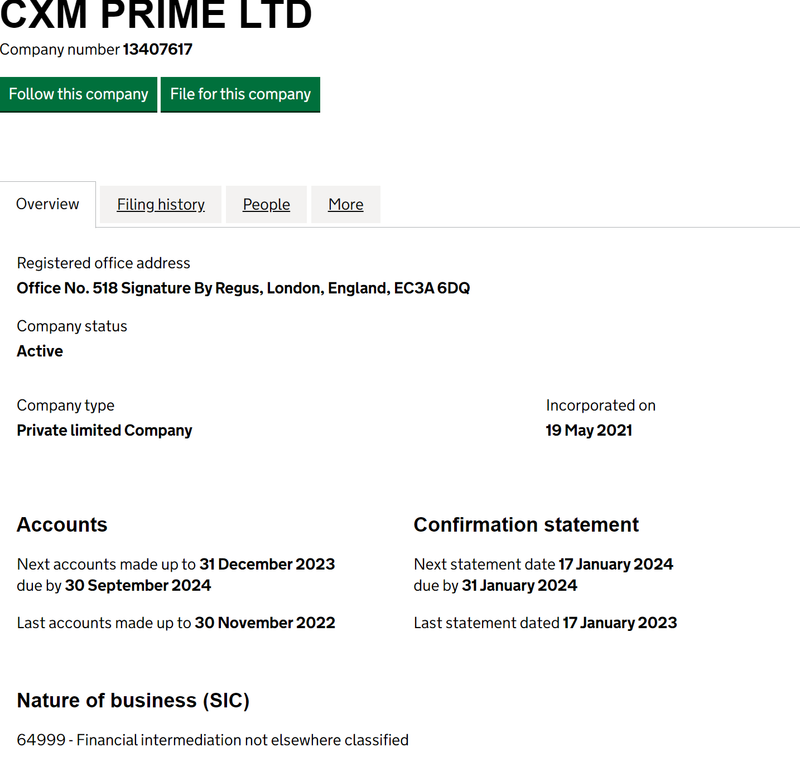 CXM Trading
