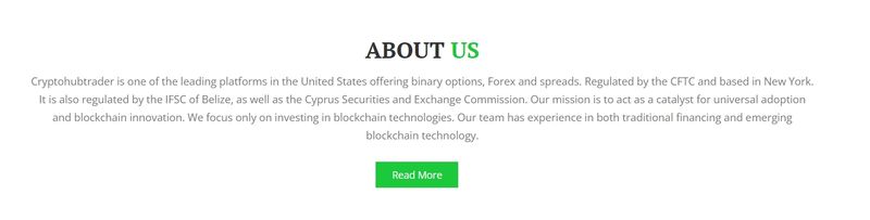 Cryptohubtrader的交易产品