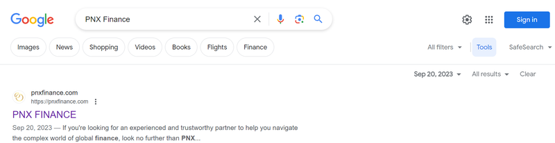 PNX FINANCE