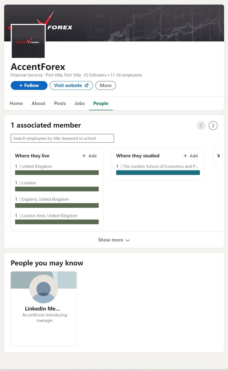 AccentForex的企业职员