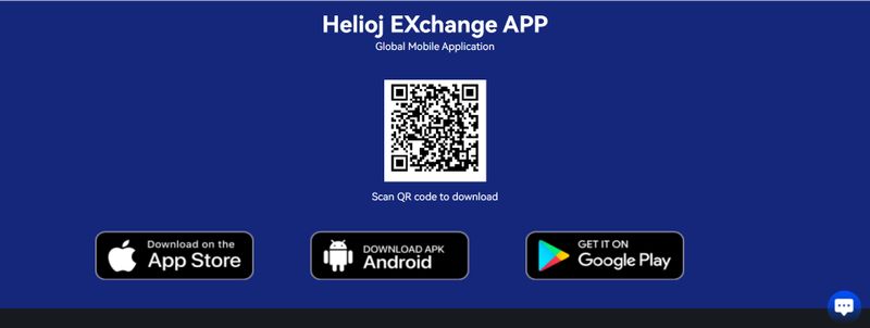 Phần mềm giao dịch của Helioj Exchange