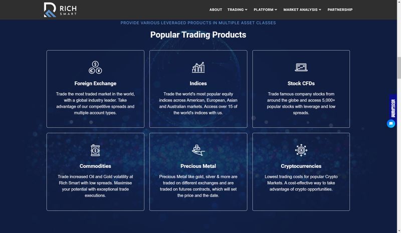 Rich Smart Finance products