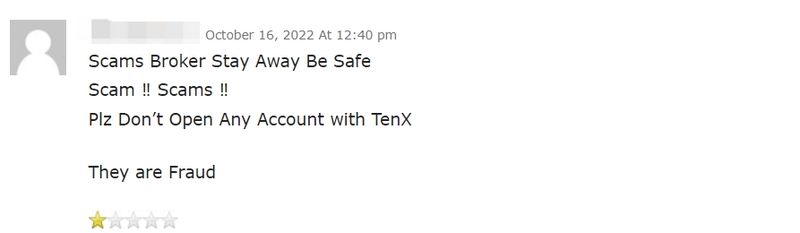 TenX Prime的客诉6