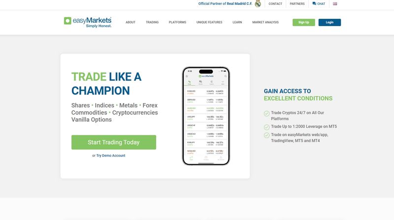 easyMarkets Official Website