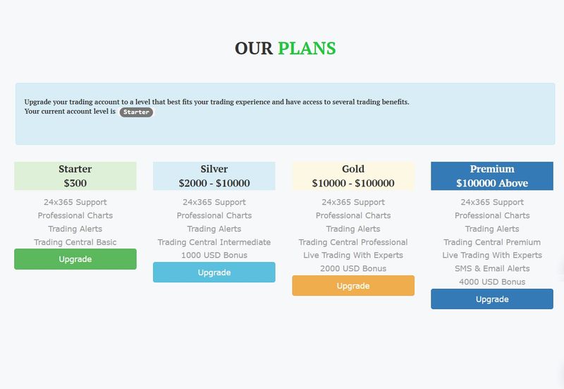 EAZI KOIN OPTION的账户类型