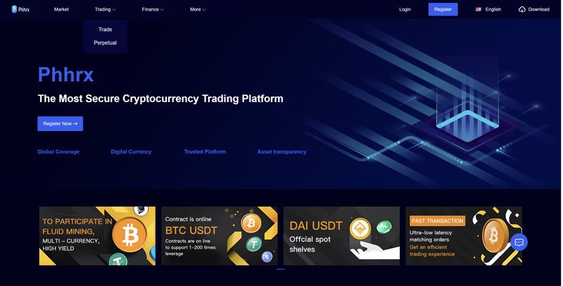 PHHRX WEBSITE SECTIONS
