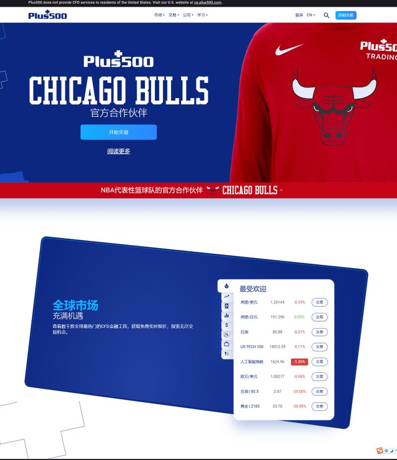 Plus500公式サイト