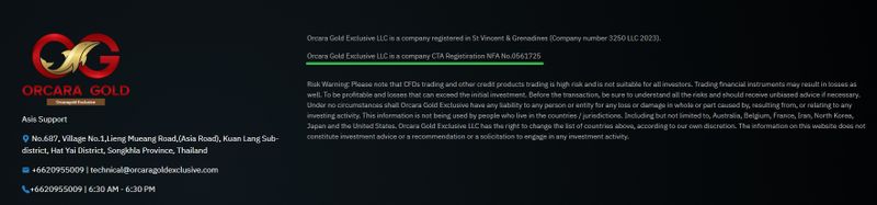 OrcaraGold Exclusive号称NFA（美国全国期货协会）的监管
