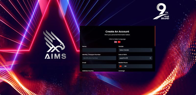 Real account registration