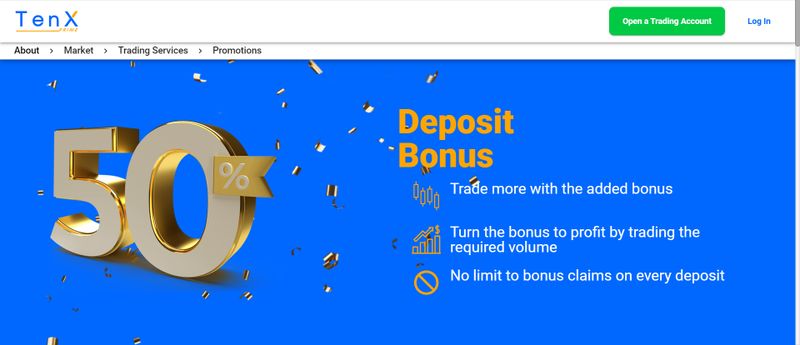 TenX Prime的奖金活动