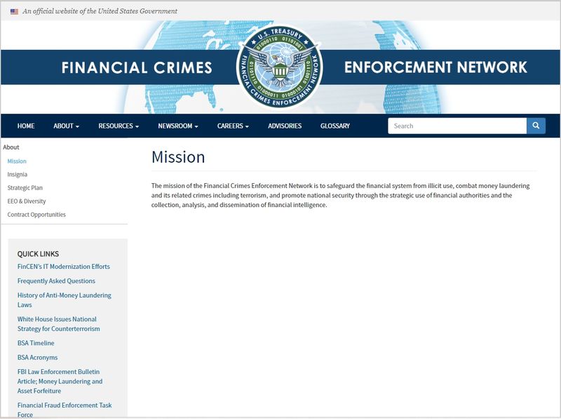 美国Finecn MSB的任务